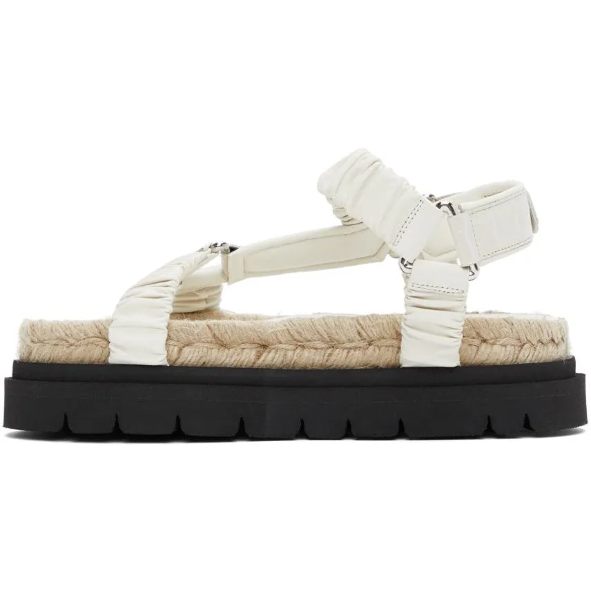 3.1 Phillip Lim Off-White Noa Platform Espadrille Sandals