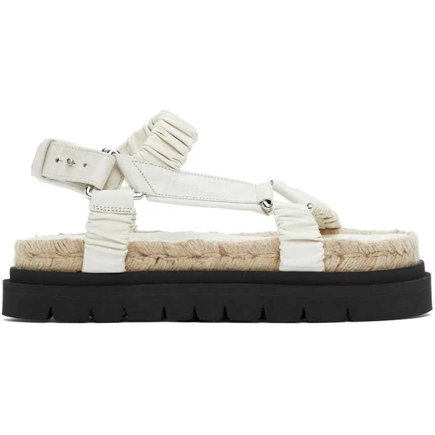 3.1 Phillip Lim Off-White Noa Platform Espadrille Sandals