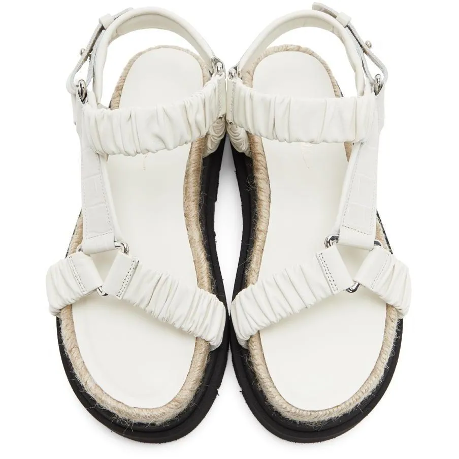 3.1 Phillip Lim Off-White Noa Platform Espadrille Sandals