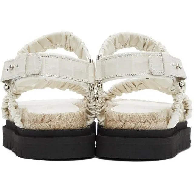 3.1 Phillip Lim Off-White Noa Platform Espadrille Sandals
