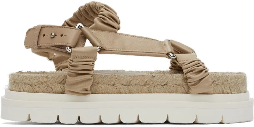 3.1 Phillip Lim Pink Noa Platform Espadrille Sandals