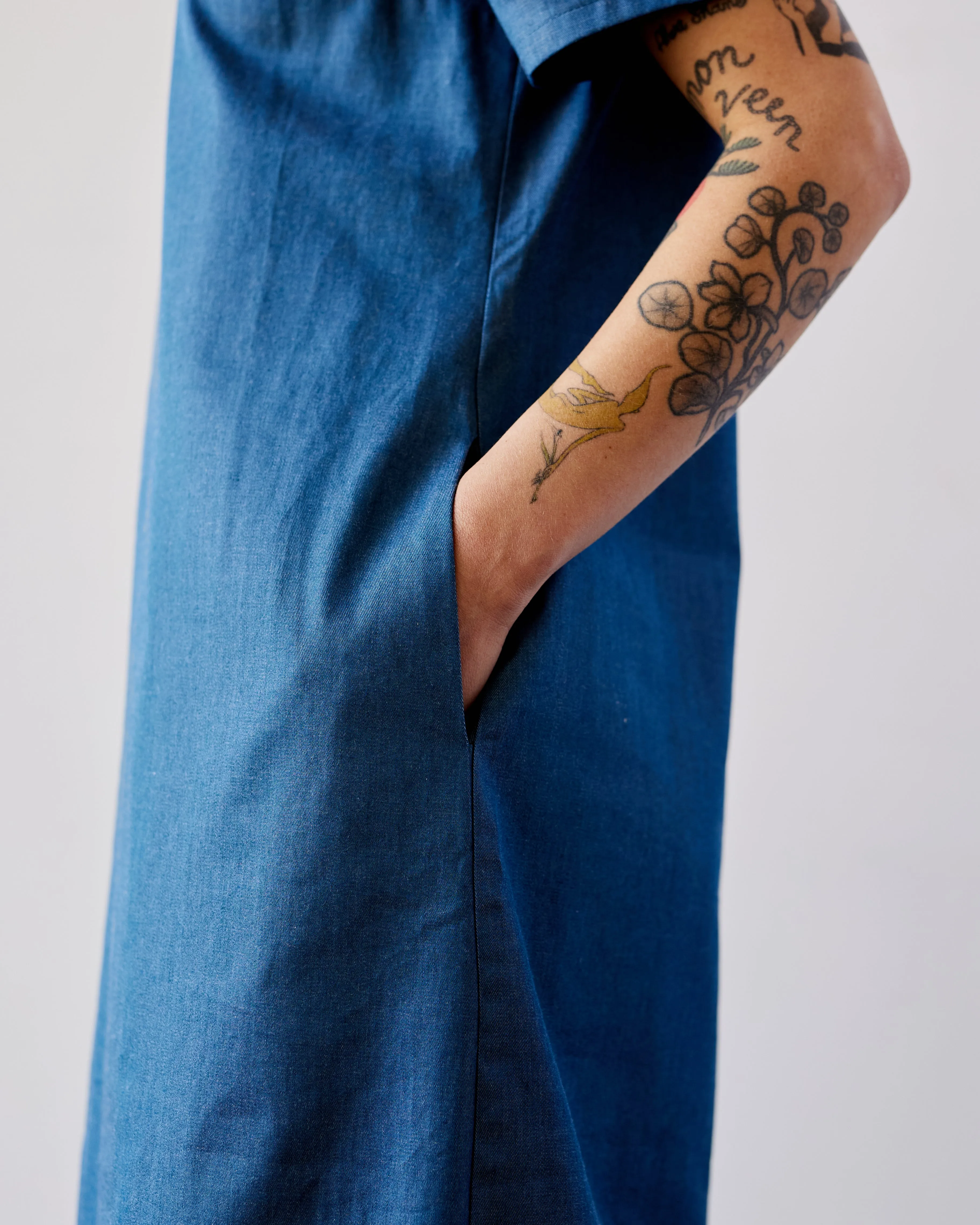 Atelier Delphine Pasanen Dress, Soft Lightweight Denim
