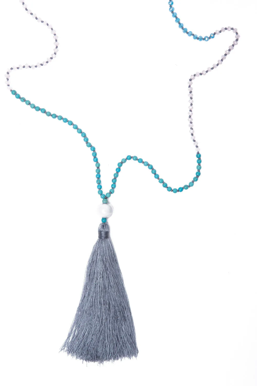 Bead Necklace (Silver)