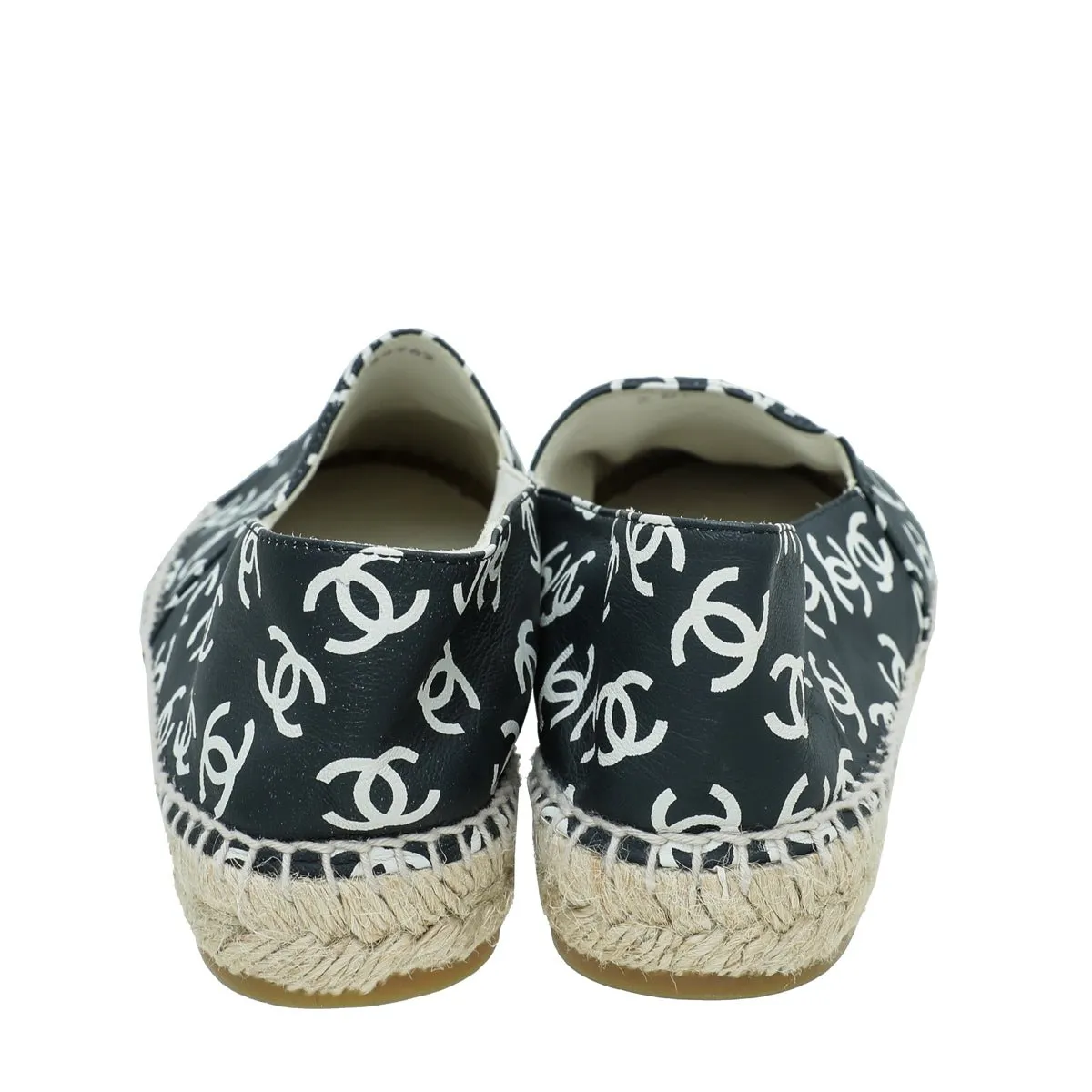 Chanel Bicolor CC Multi Print Espadrille 38