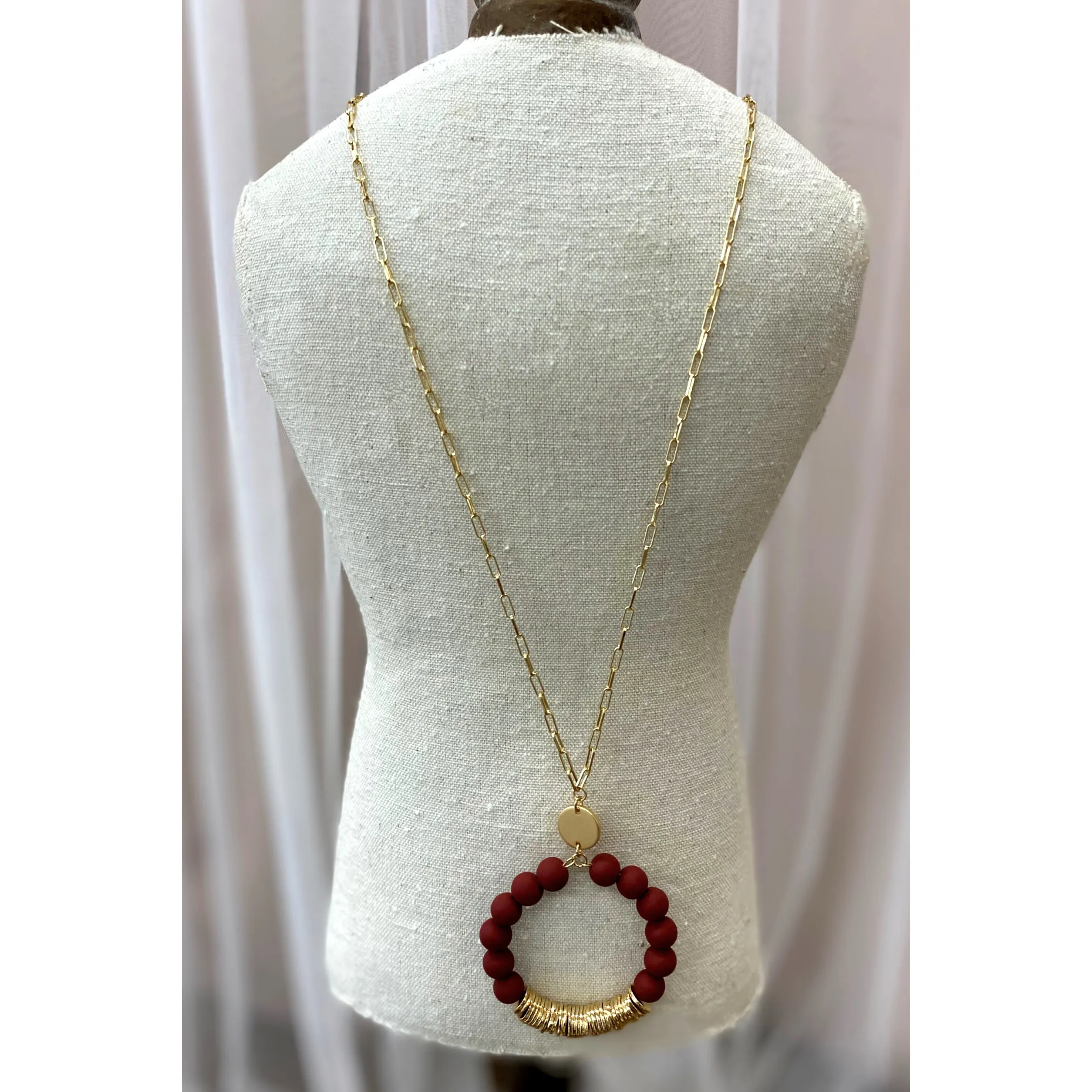 Circle of Love Long Necklace