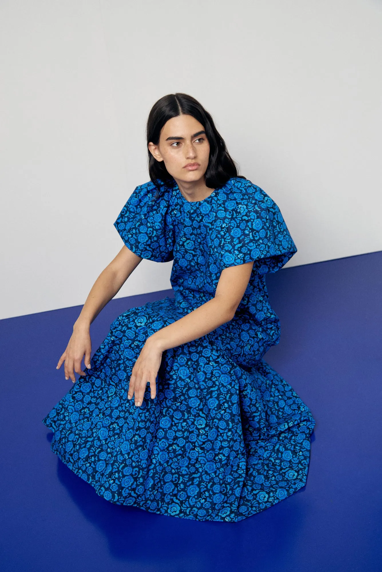Damasco Dress in Camelia Print