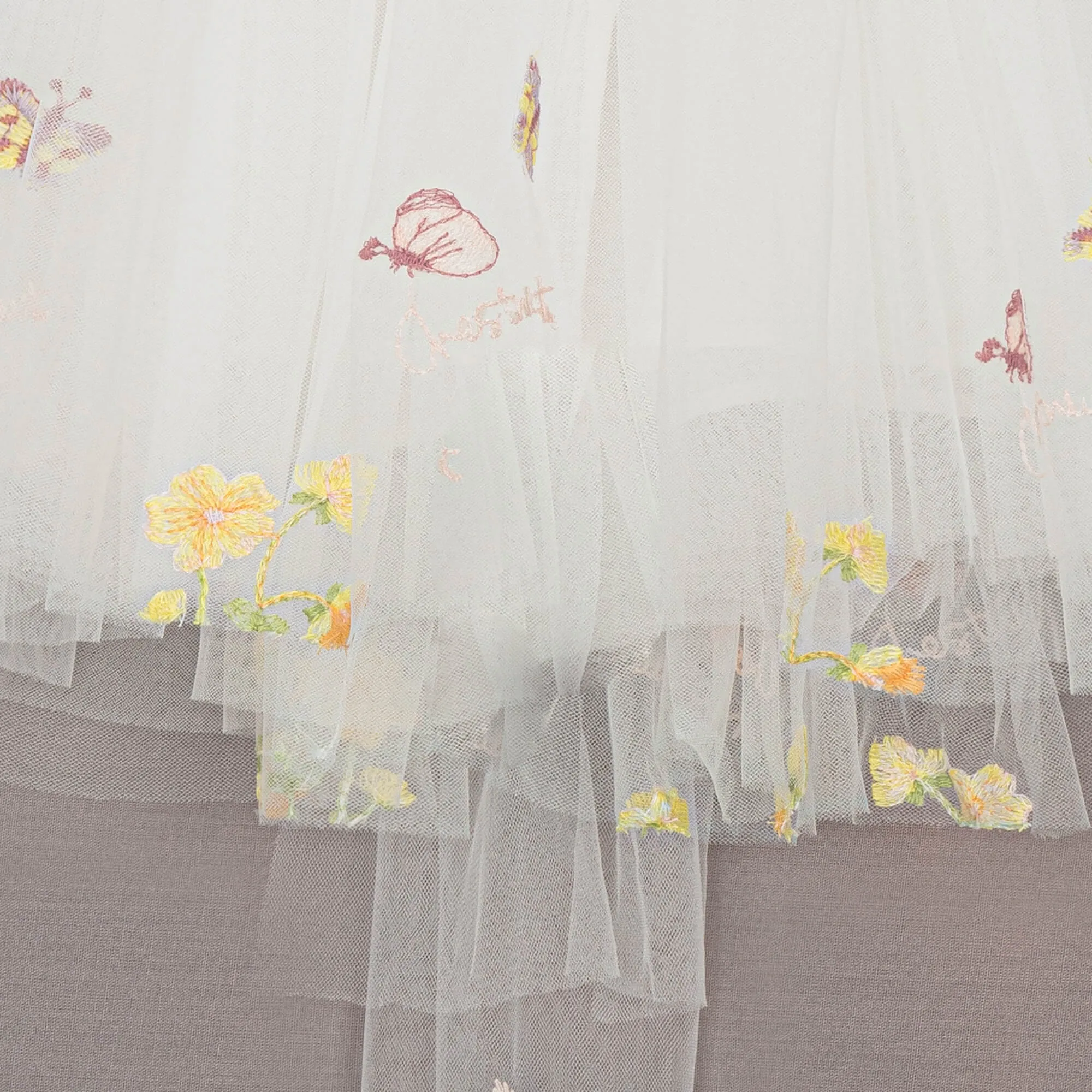 Enchanted Angel Dress - Embroidered White