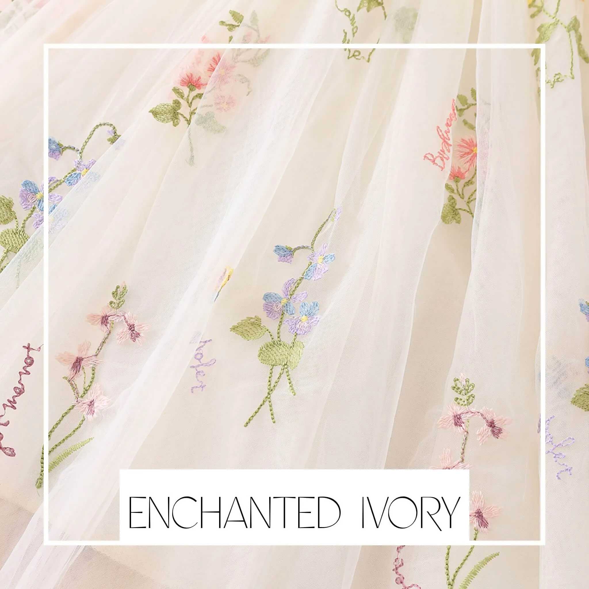 Enchanted Dress - Ivory Cream /White Lace