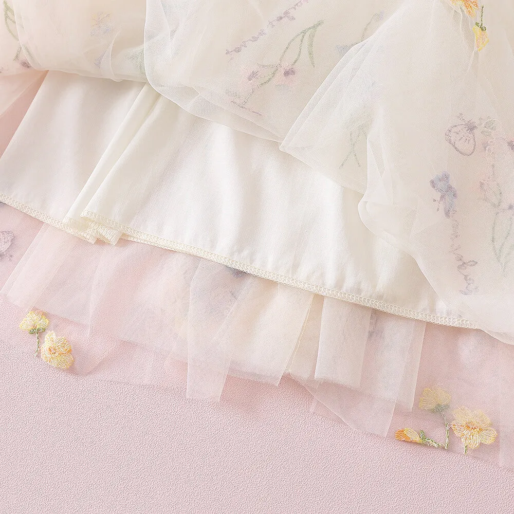 Enchanted Dress - Ivory Cream /White Lace