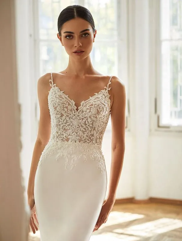 Euphuistic White Wedding Dress