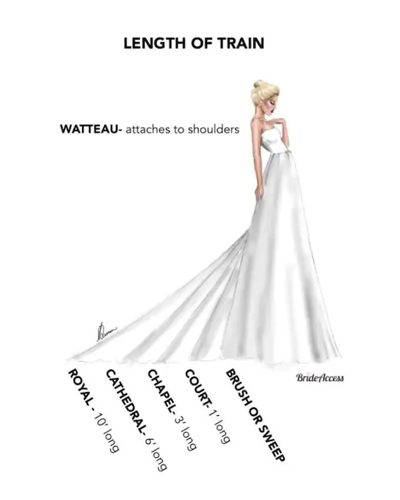 Floral Embroidered Chiffon Wedding Gown All Sizes