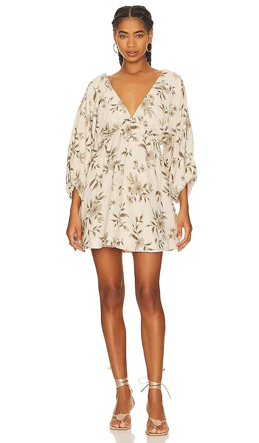Free People Portia Mini Dress in Ivory