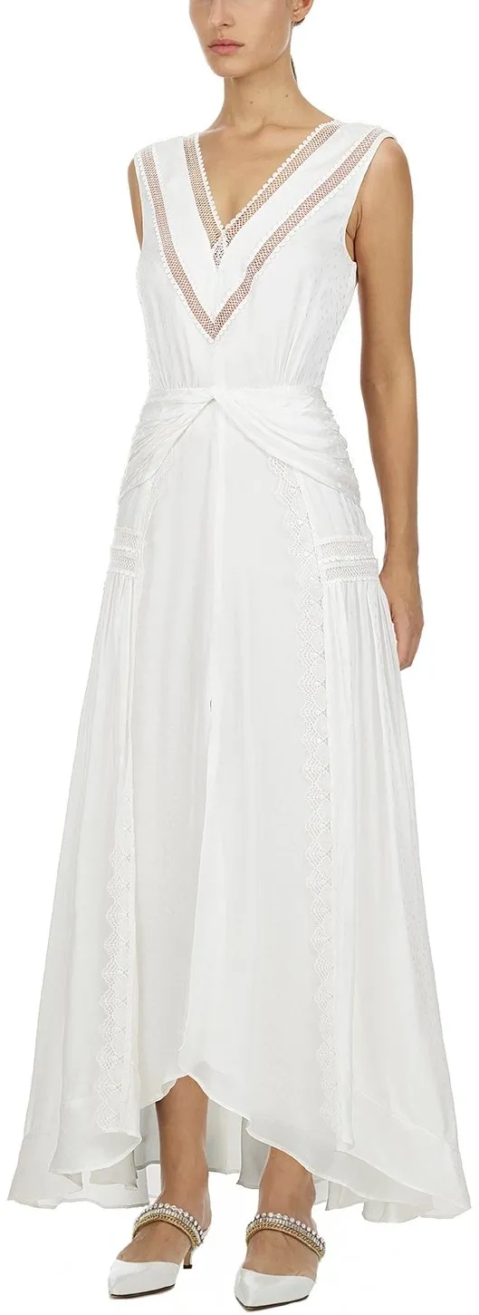 Jacquard V-Neck Dress
