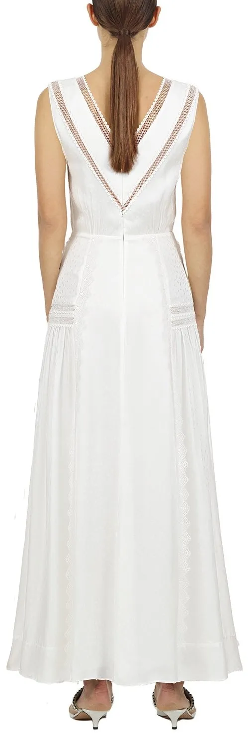 Jacquard V-Neck Dress