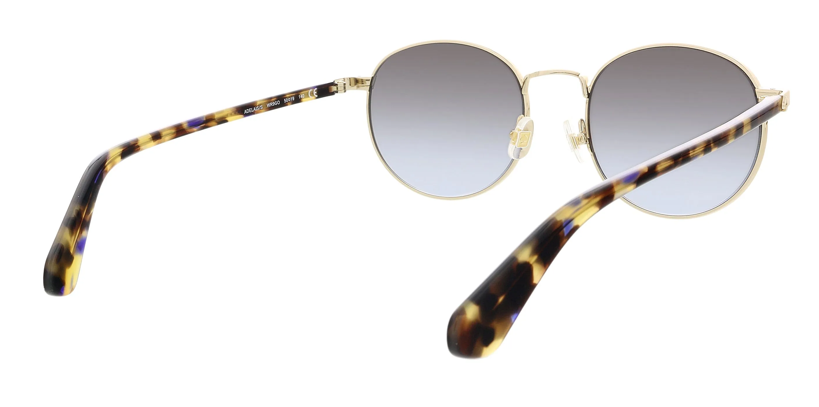 KATE SPADE ADELAISS 0WR9 GO Brown Havana Round Sunglasses