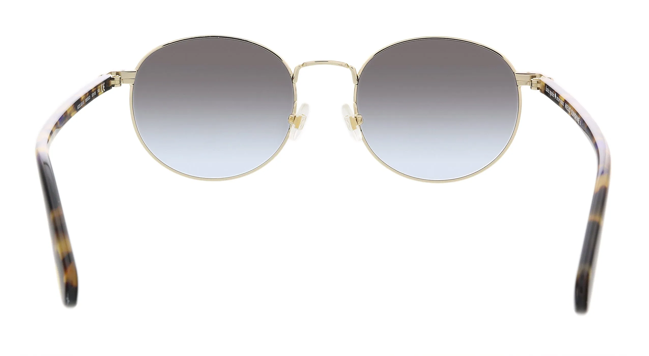 KATE SPADE ADELAISS 0WR9 GO Brown Havana Round Sunglasses