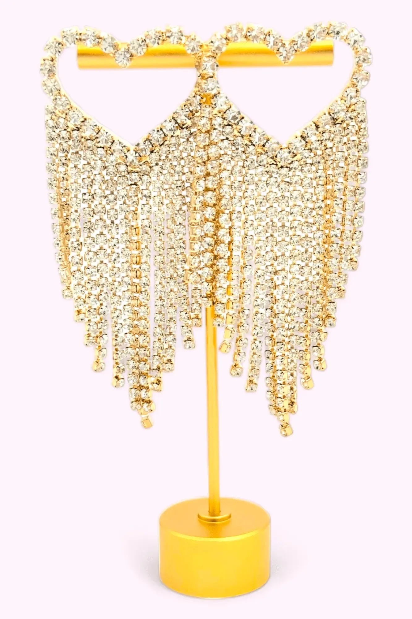 Melissa Heart Fringe Earring