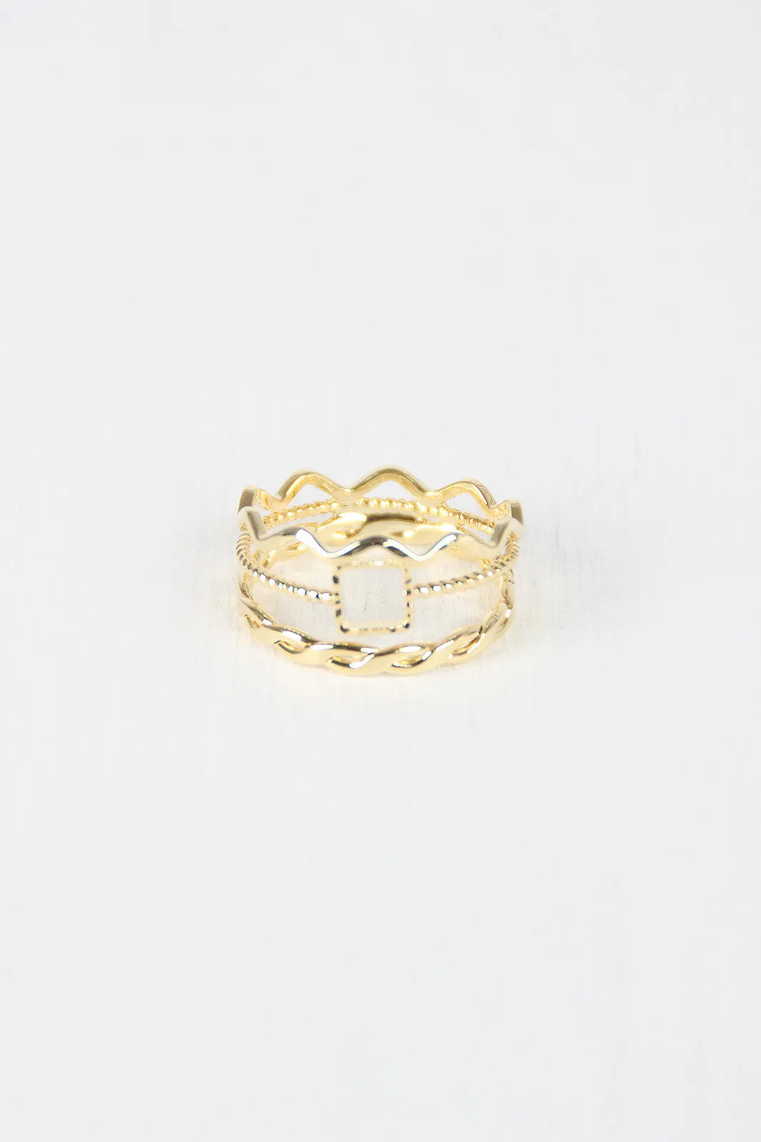 Multi Band Stacked Square Ring