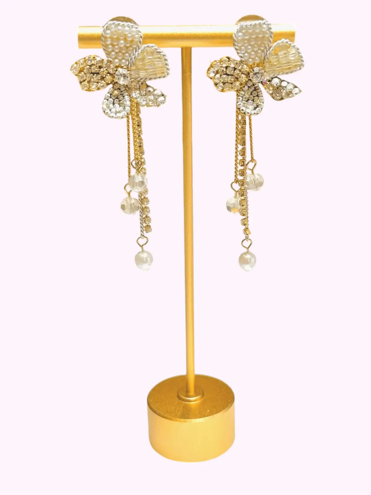 Orchid Flower Earrings