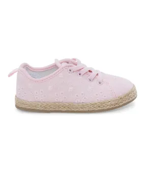 Pink Floral Wilma Espadrille Sneaker - Girls