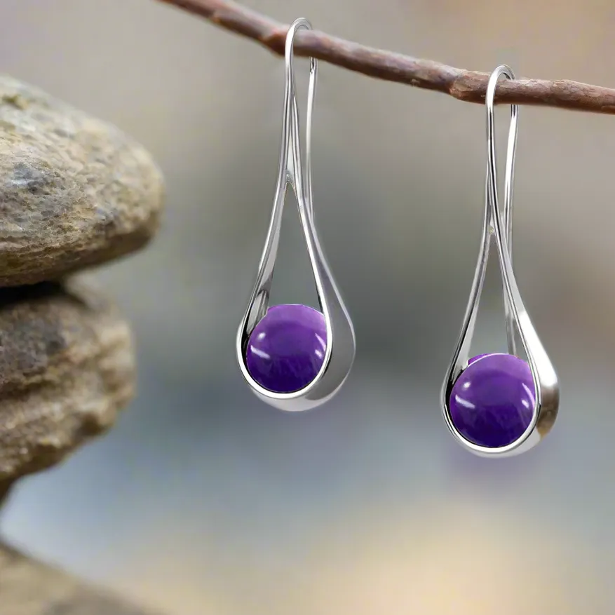 "Captivating" Amethyst Earrings