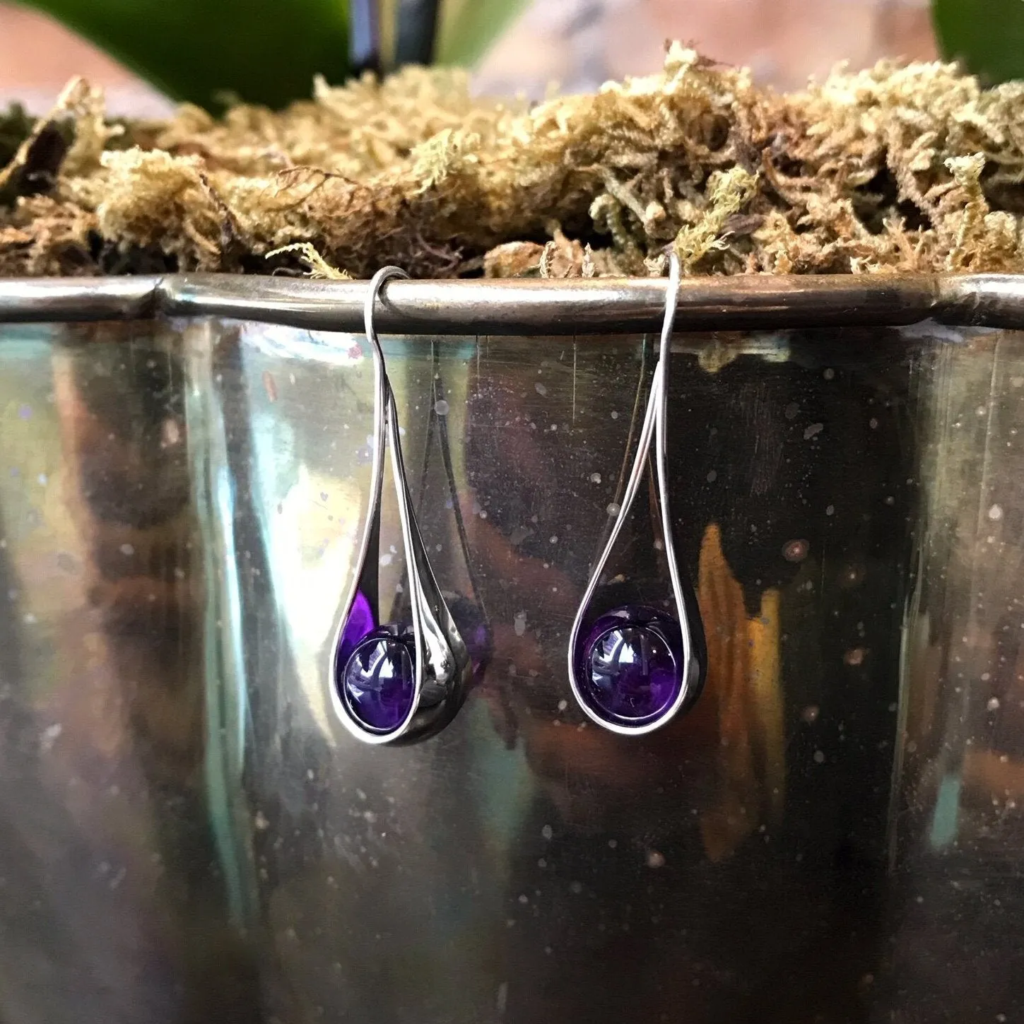 "Captivating" Amethyst Earrings