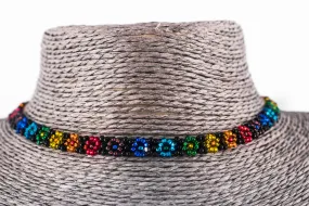 Rainbow Flower Necklace