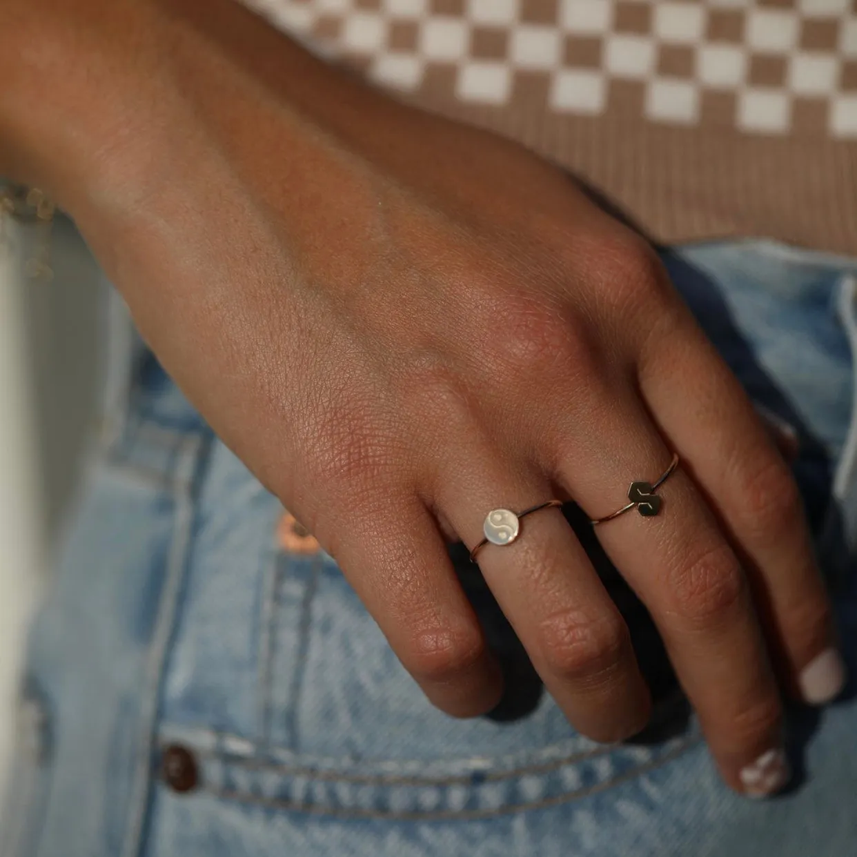 Super Cool "S" Ring - Solid 14kt