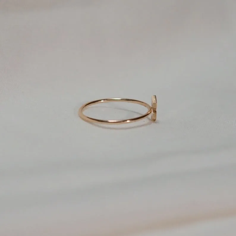 Super Cool "S" Ring - Solid 14kt