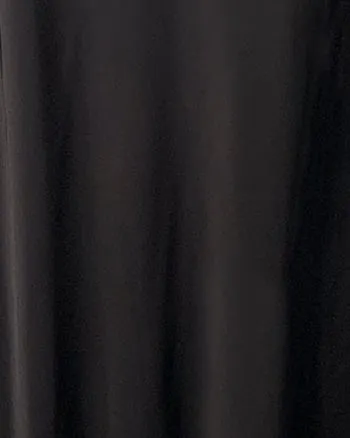 The Chain Strap Cabaret Slip Dress - Black | Black