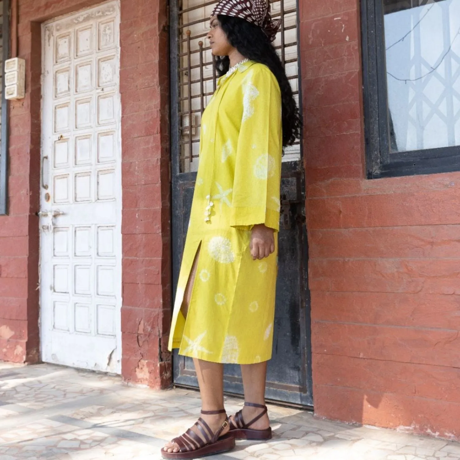 Tunic Dress for Women | Shibori-Crafted | Cotton | Lightweight Day Wear