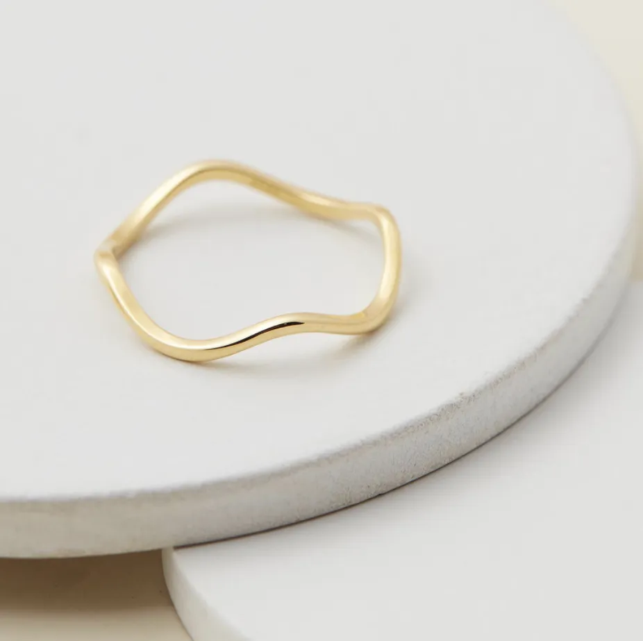 Vera Wave Ring - Gold