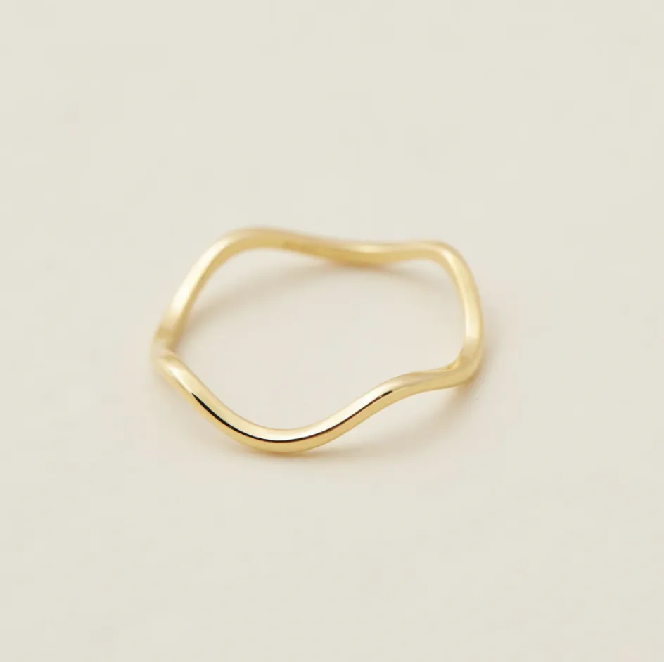 Vera Wave Ring - Gold